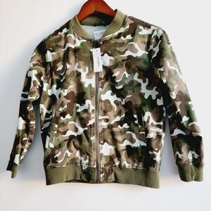 New Gymboree Camo zip up 7/8 jacket